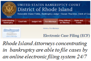 Rhode Island Bankruptcy Attorneys can file cases 24 7 Rhode Island